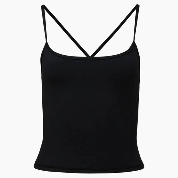 WeWoreWhat Support Sport Cami Criss Cross Back Black Size Large BNWT - Picture 2 of 8